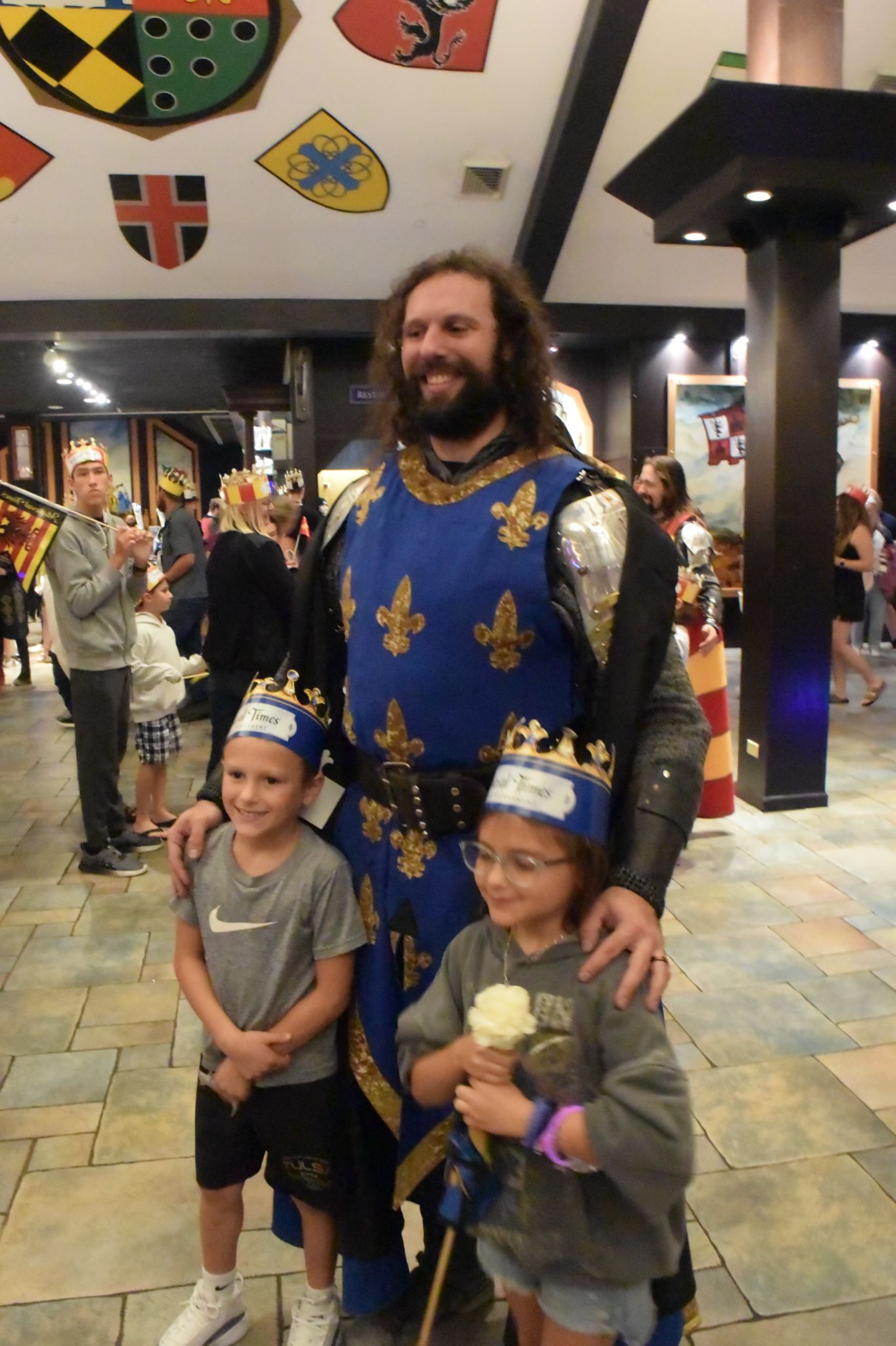 Jack and Ryan with the Blue Knight