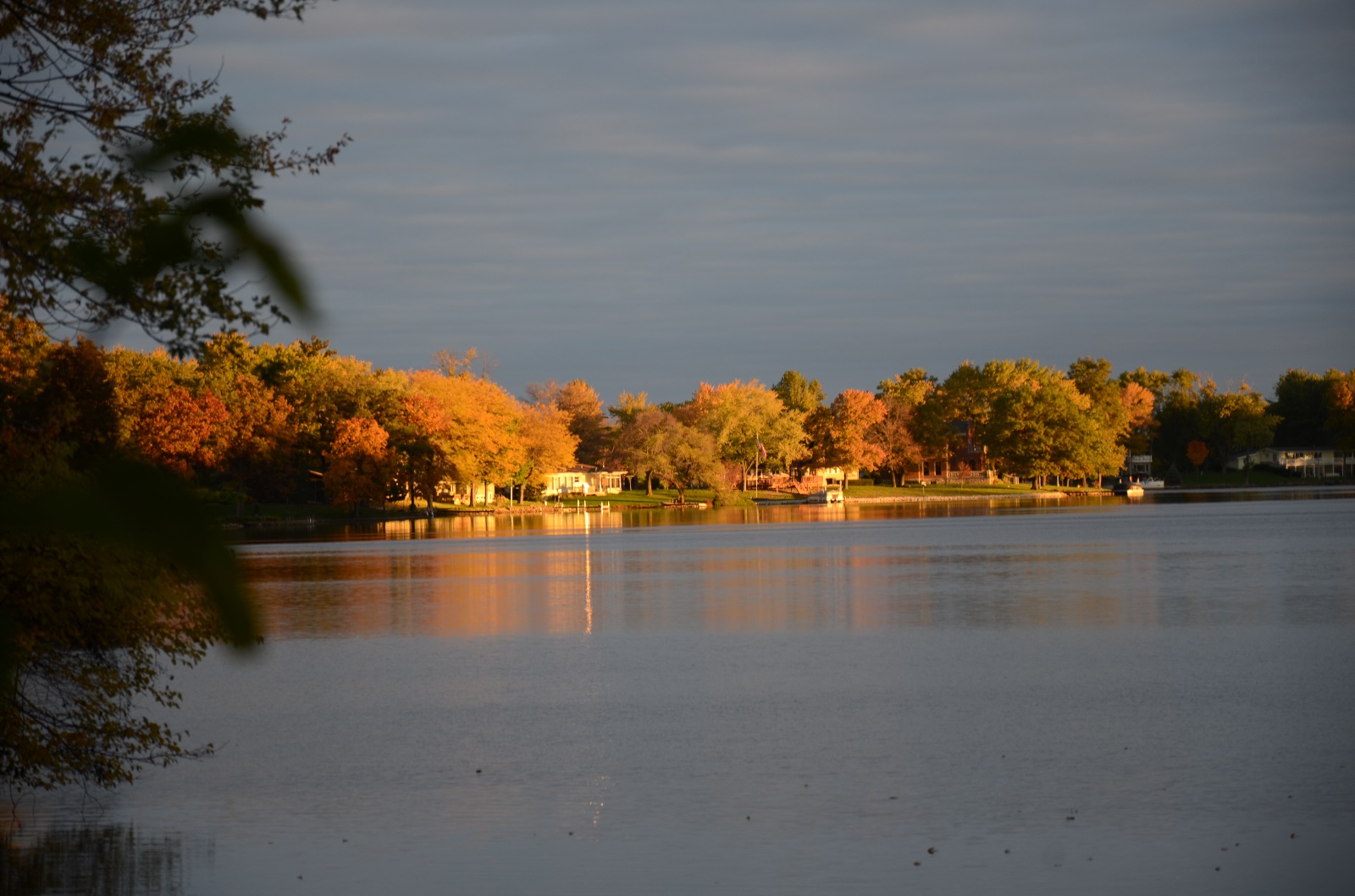 Beautiful fall sunrise