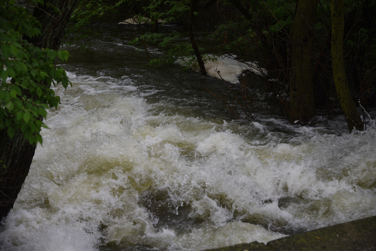 High Water at the spillway