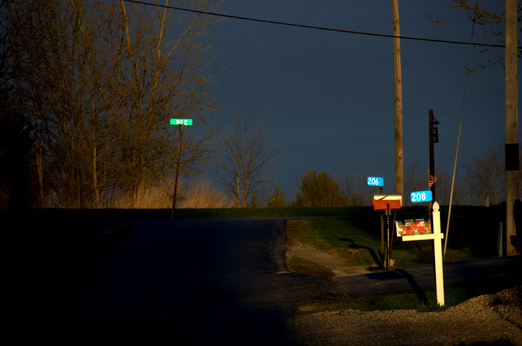 Looking East on Ocala Dr