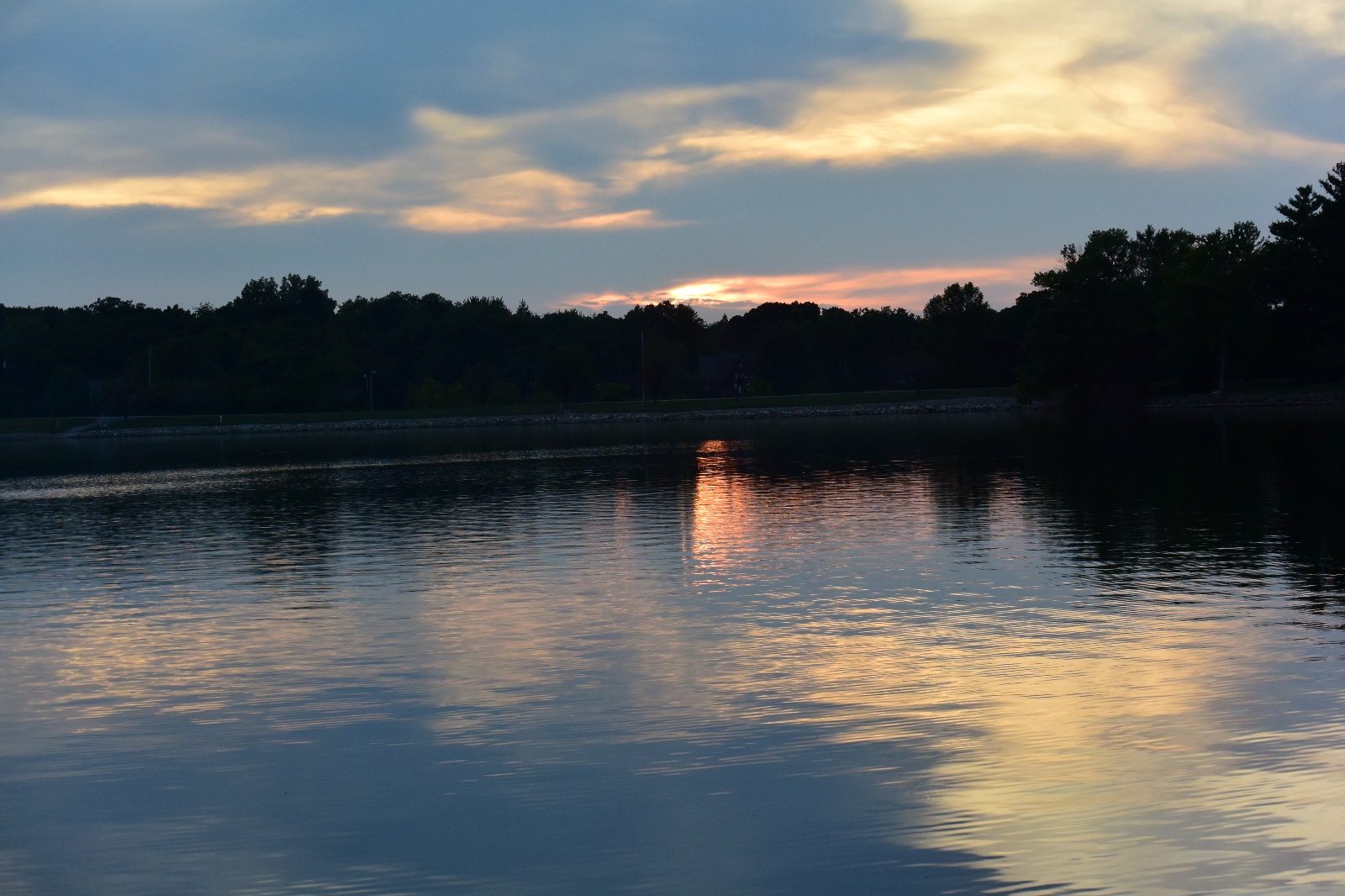 Dusk on the lake