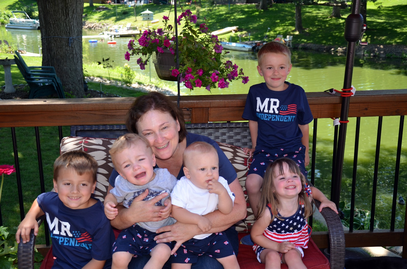 Grandma and the kids