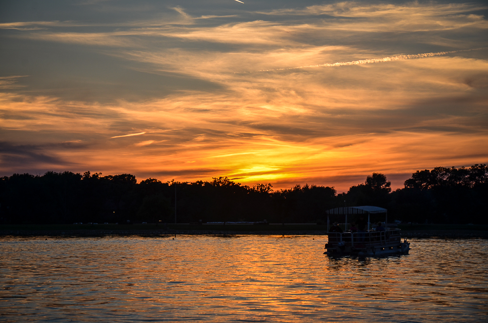 Dusk on the lake