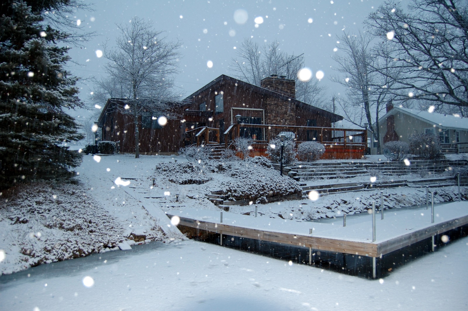 New Years Eve snowfall
