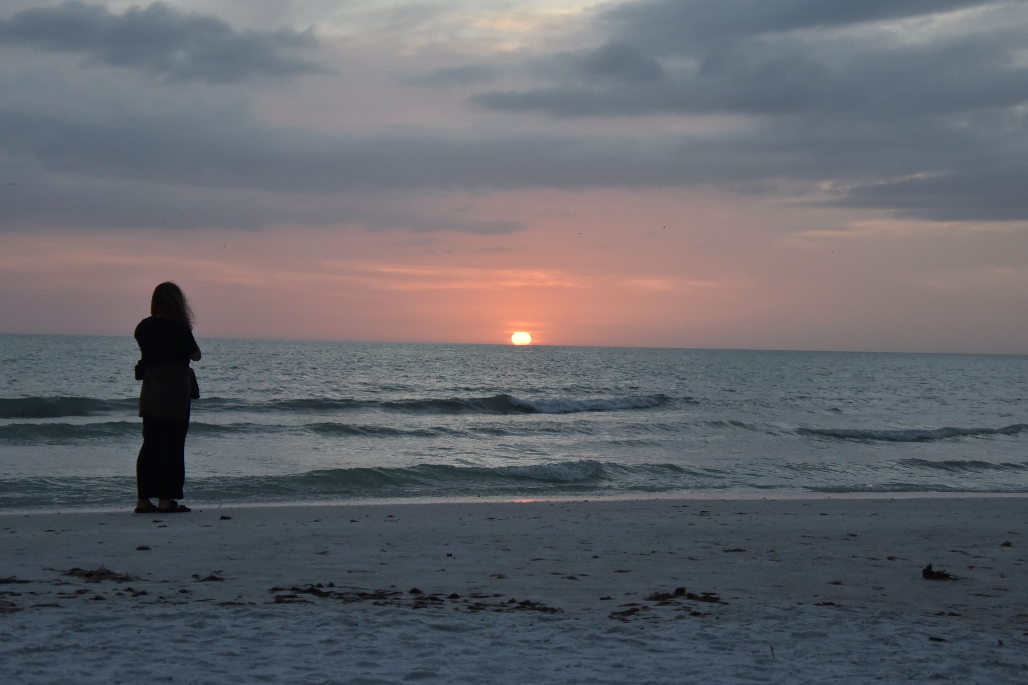 Siesta Keys beach at sunset