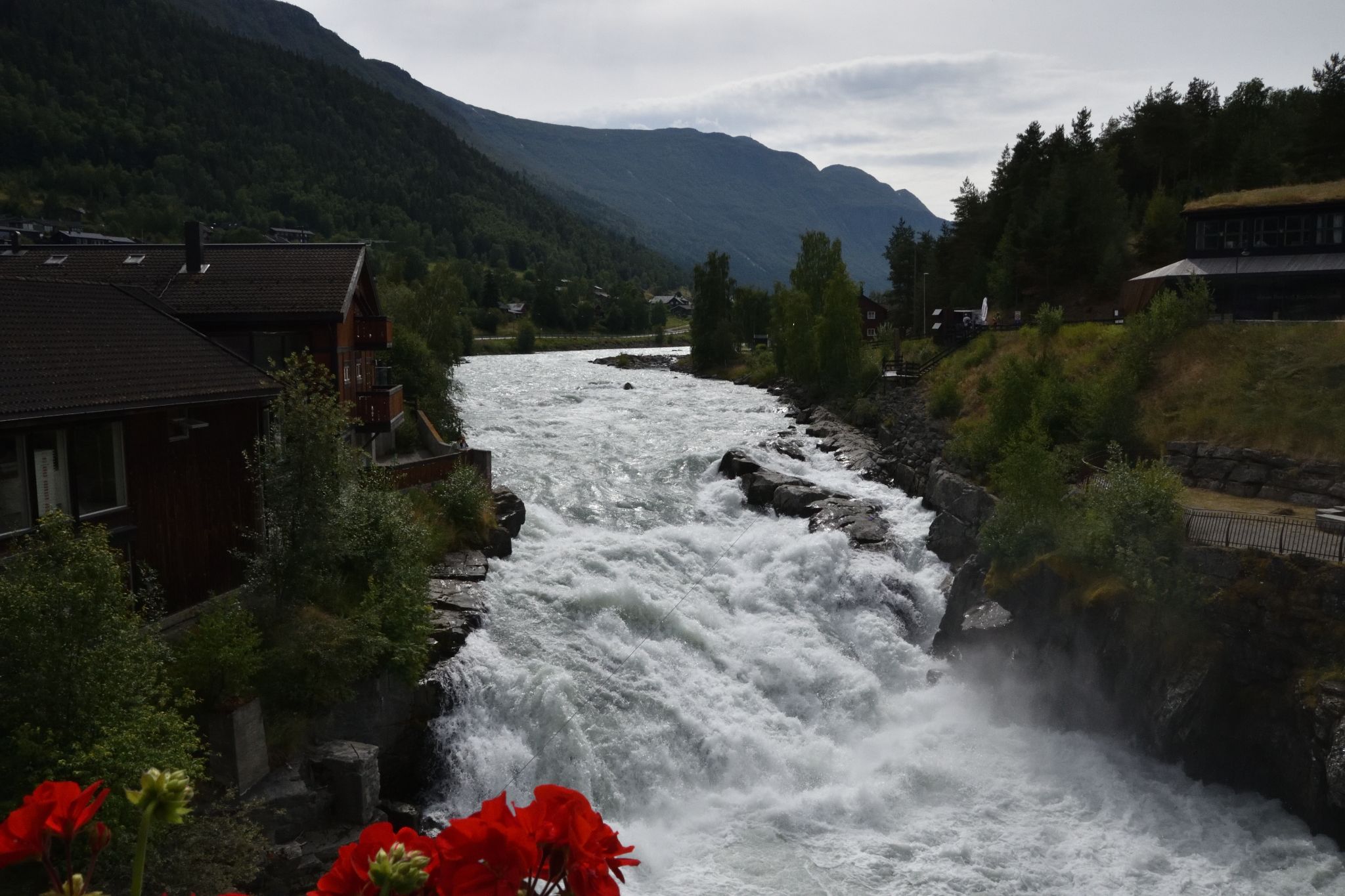 The waterfall "Prestfossen"