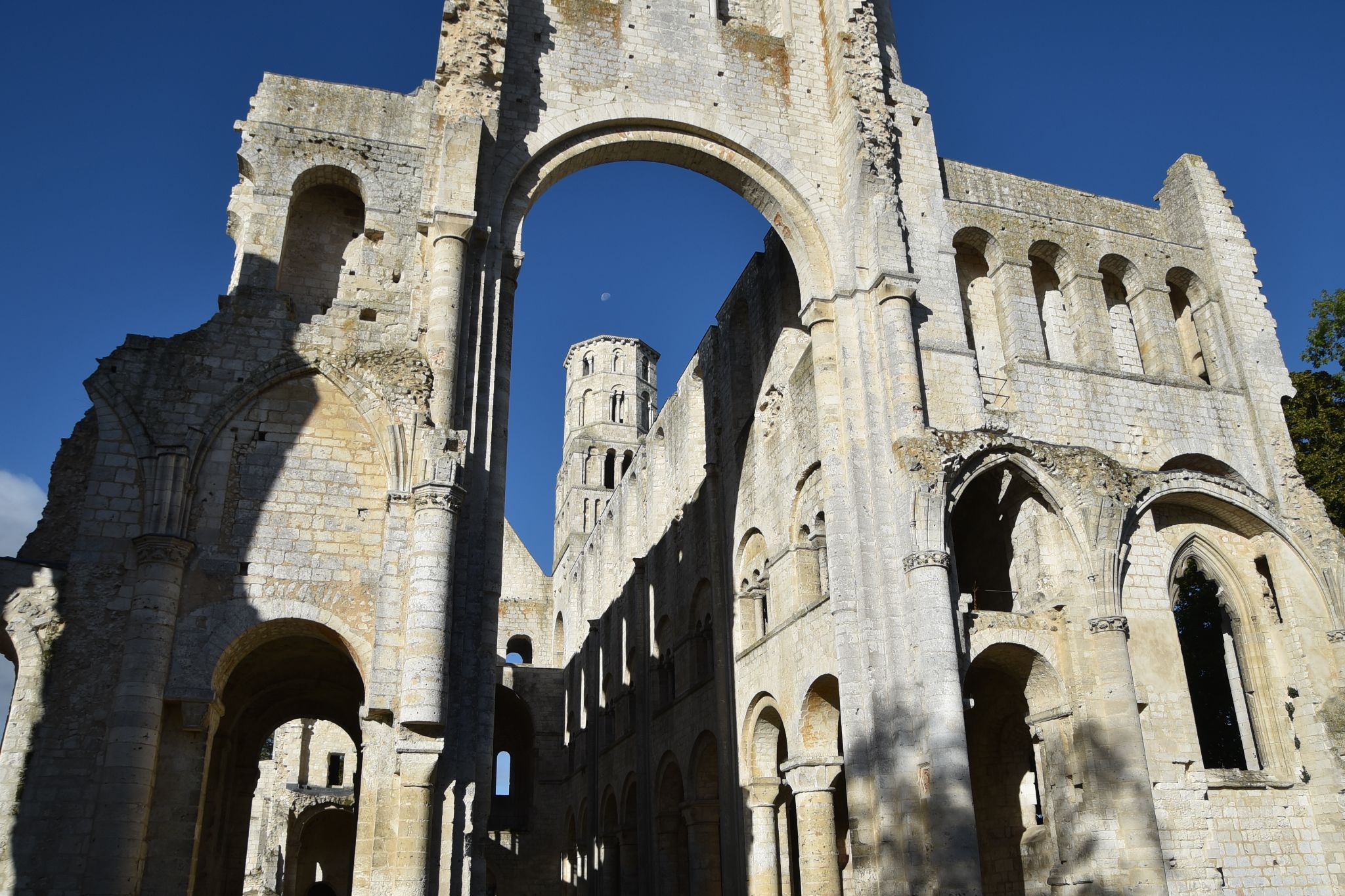 The medieval ruins of Jumièges Abbey