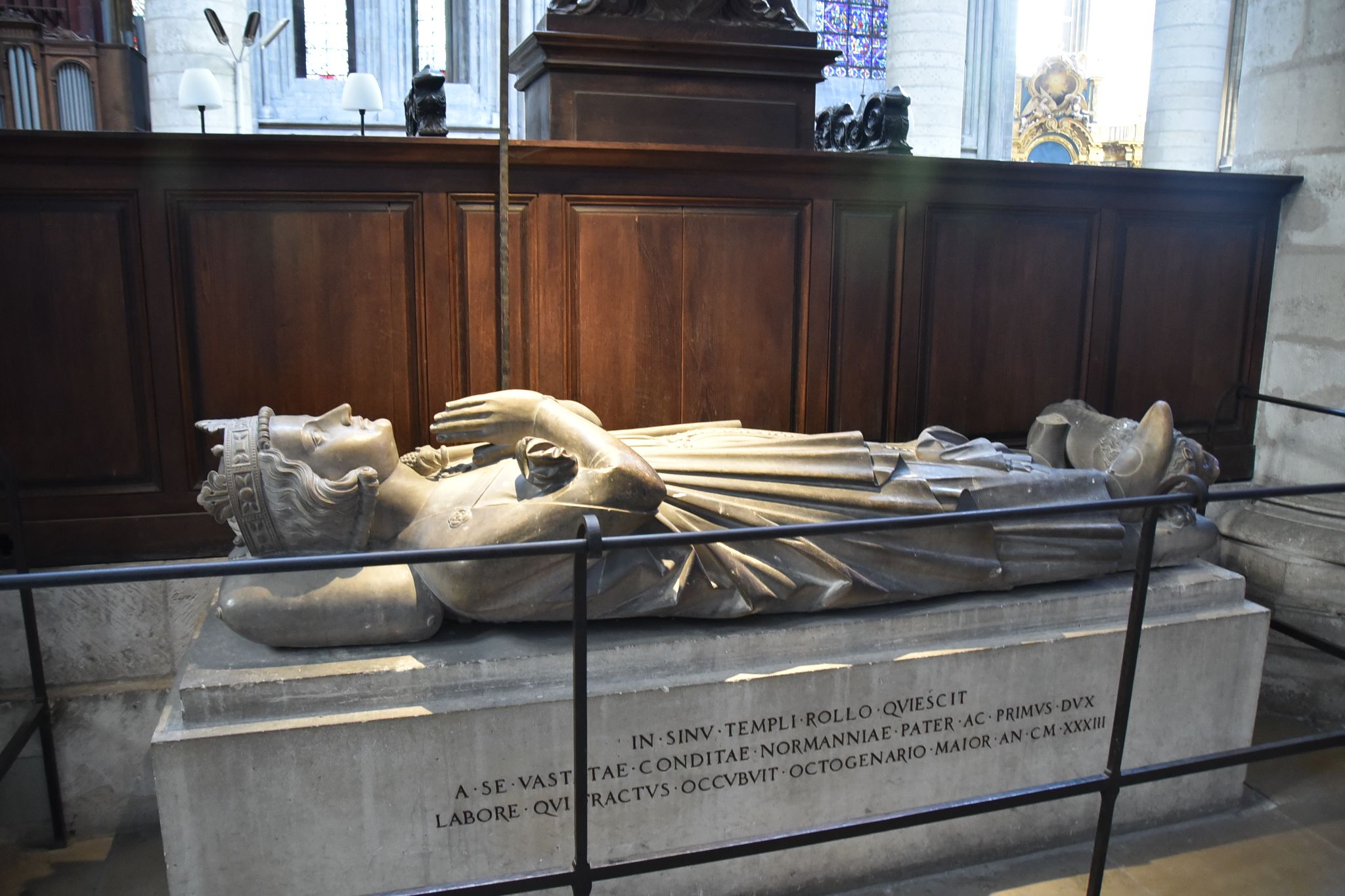 Tomb of Rollo (the Viking leader and first Duke of Normandy)
